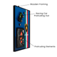 Lamborghini Legacy Pop Art Shadow Box