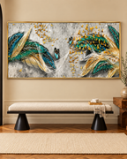 Aurora Wings Crystal Glass Wall Art Paintings