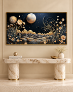 Starry Meadow Glow Crystal Glass Decorative Wall painting Art