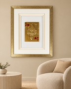 Golden Queen’s Grace Shadow Box Wall Decoration Piece