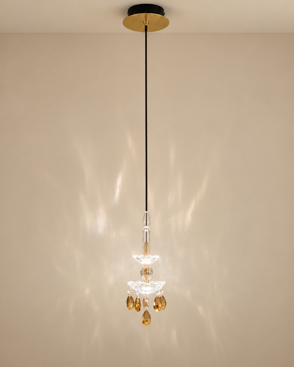 Lumora Royale Pendent lights for Home & Item for Home Decoration - Amber
