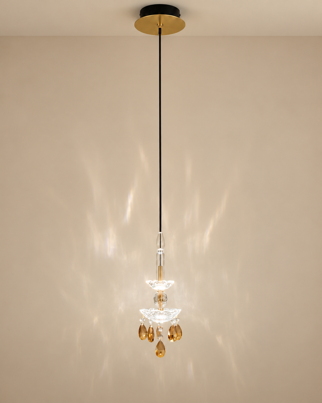 Lumora Royale Pendent lights for Home & Item for Home Decoration - Amber