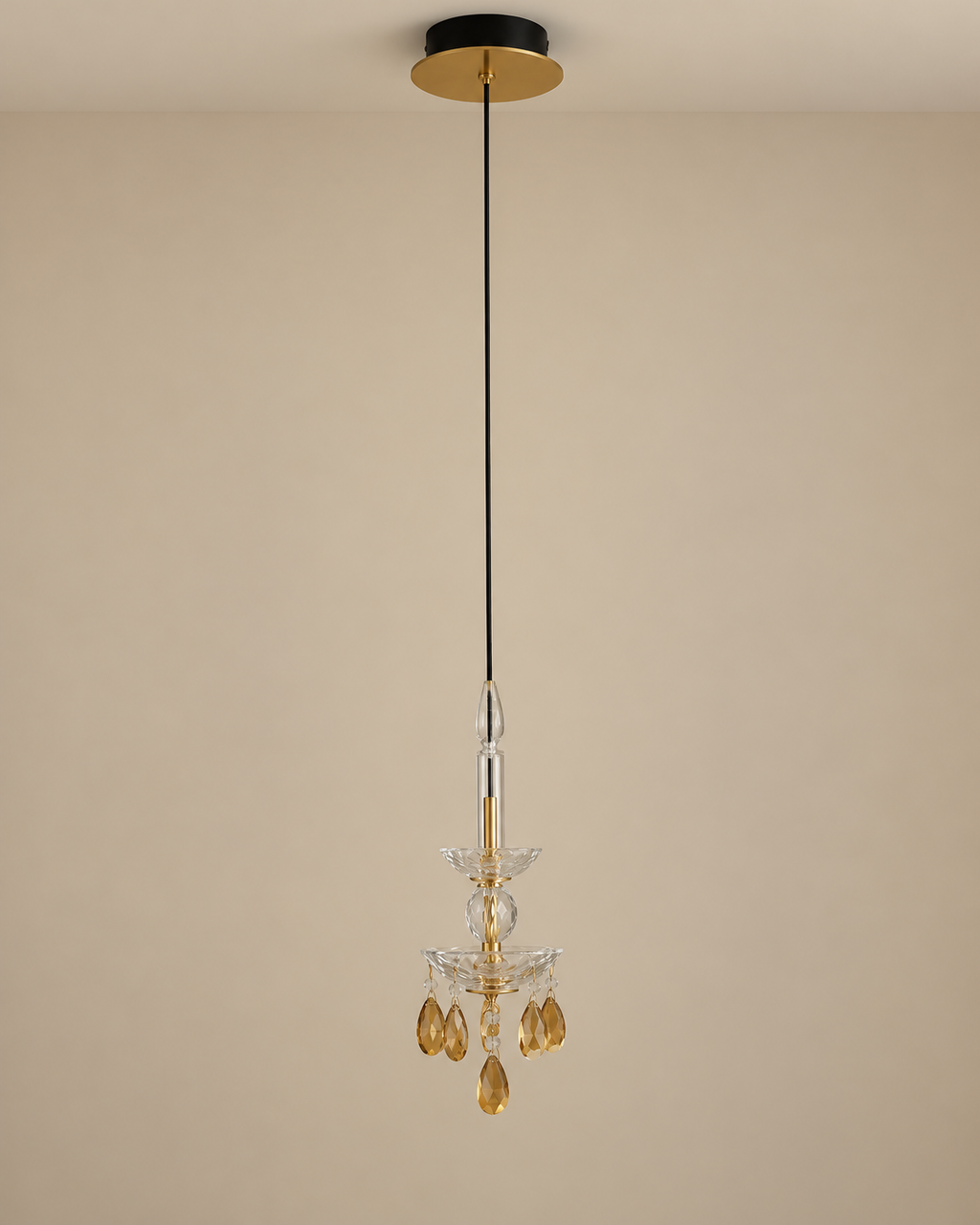 Lumora Royale Pendent lights for Home & Item for Home Decoration - Amber
