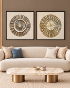 Seashell Radiance Ensemble Wall Art Shadow Box & Wall Decoration Item