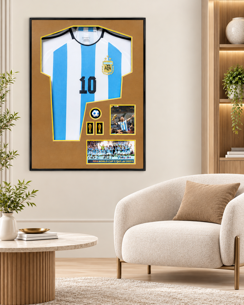 Messi Legacy Pop Art Shadow Box Wall Decoration Piece