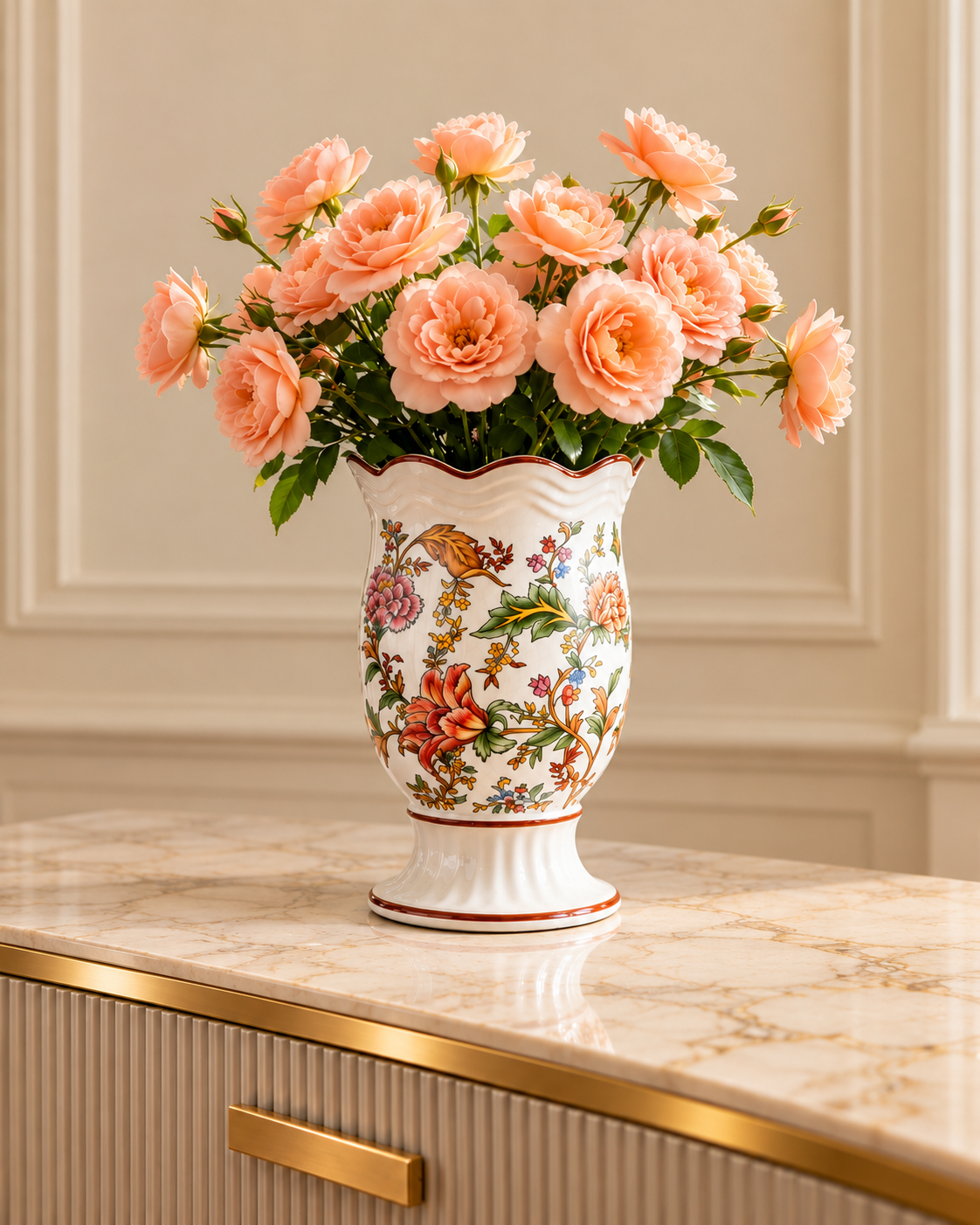 Roselle Charm Decorative Vase & Showpiece & Home Decoration Item