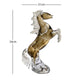 Majestic Rearing Equine Handblown Glass Showpiece & Items for Room Decoration