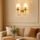 Elysian Curve Wall Light for Living Room - Double Sconce