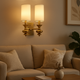 Opus Meridian Wall Lamps for Home- Double Sconce