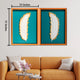 Feather Touch Shadow Box Wall Decoration Piece - Pair