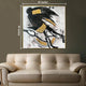 Golden Abstract Modern 100% Hand Painted Wall Painting