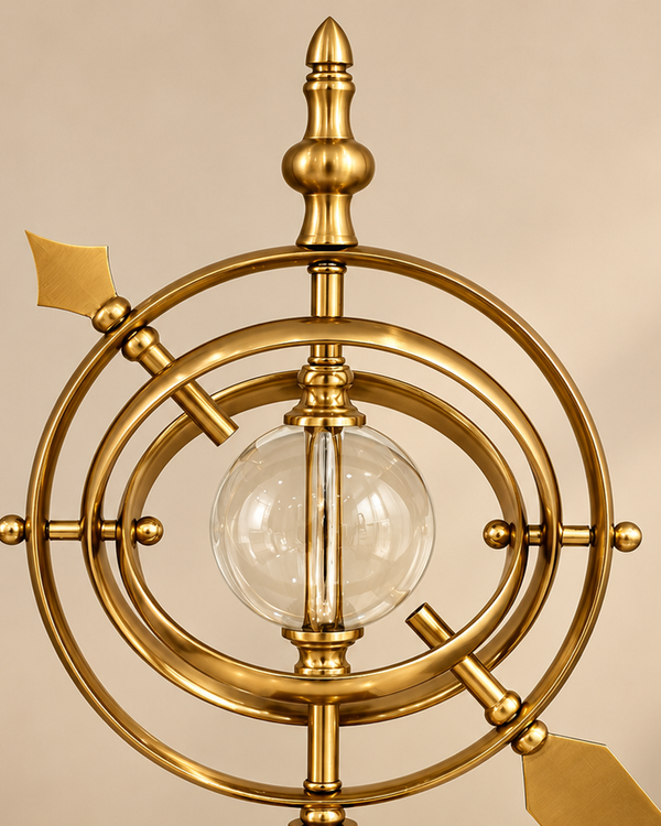 The Globe Trotter Table Showpiece for Decoration - Gold