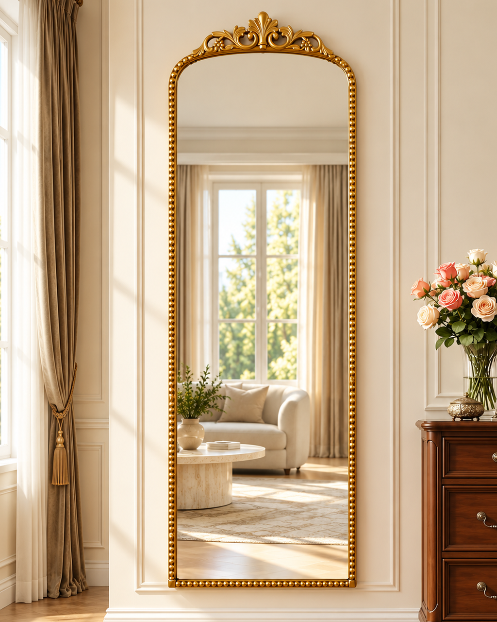 Palais Grace Designer Wall Mirror For Home & Home Decoration Item