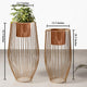 Euphoric Earth Planters Set of 2 - Rose Gold