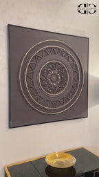 Shadow Prism Modern Wall Art (40 x 40 Inches)