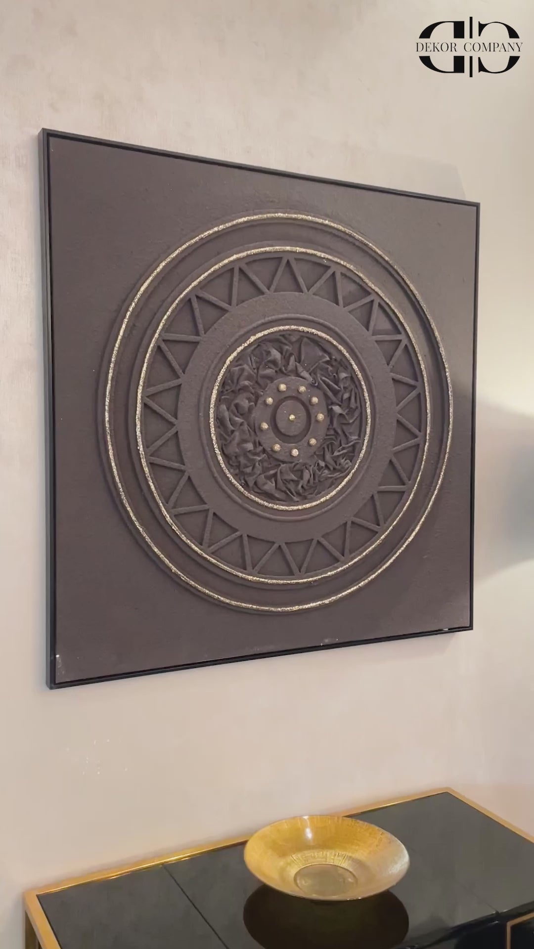 Shadow Prism Modern Wall Art (40 x 40 Inches)