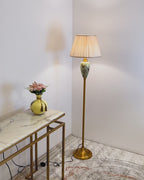 Fiesta Marble Effect Base Decorative Ceramic Floor Lamp