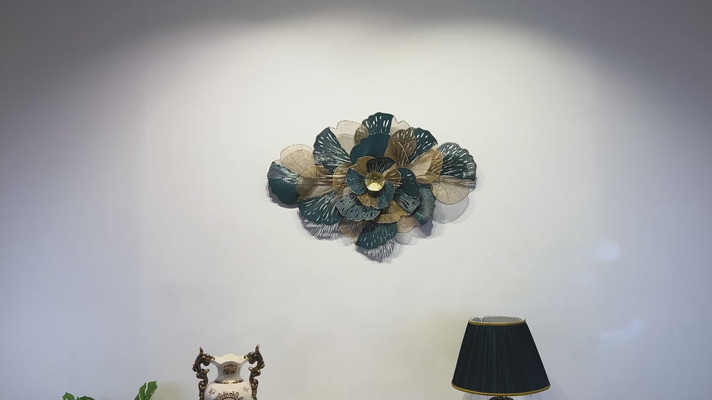 Botanical Dazzle Wall Decoration Metal Wall Decor