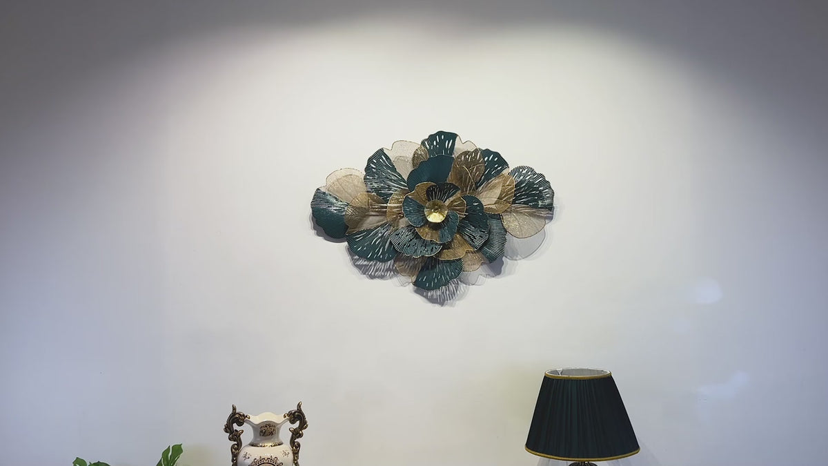 Botanical Dazzle Wall Decoration Metal Wall Decor