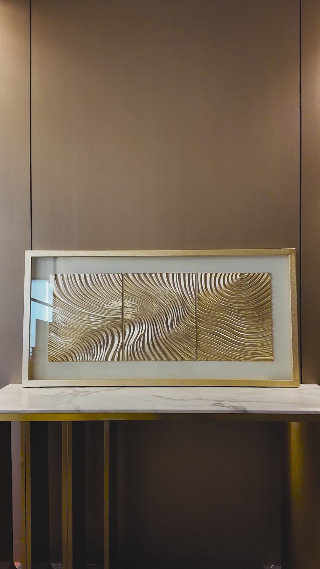 Flowing Dunes Shadow Box Wall Decoration Piece