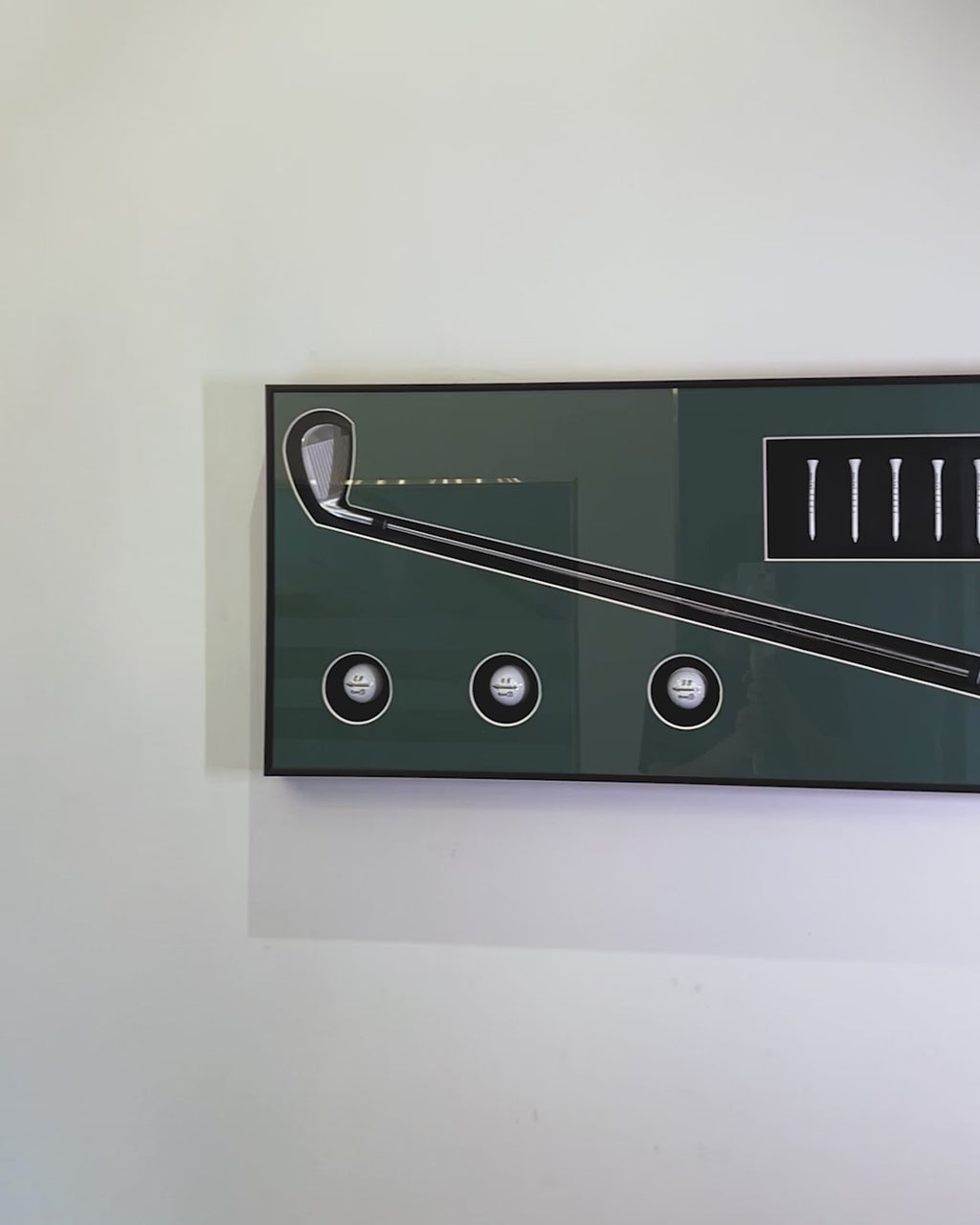 A Golf Lover Pop Art Shadow Box