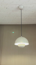 Vibe Dome Pendant Light For Home & Item for Home Decoration  - Grey
