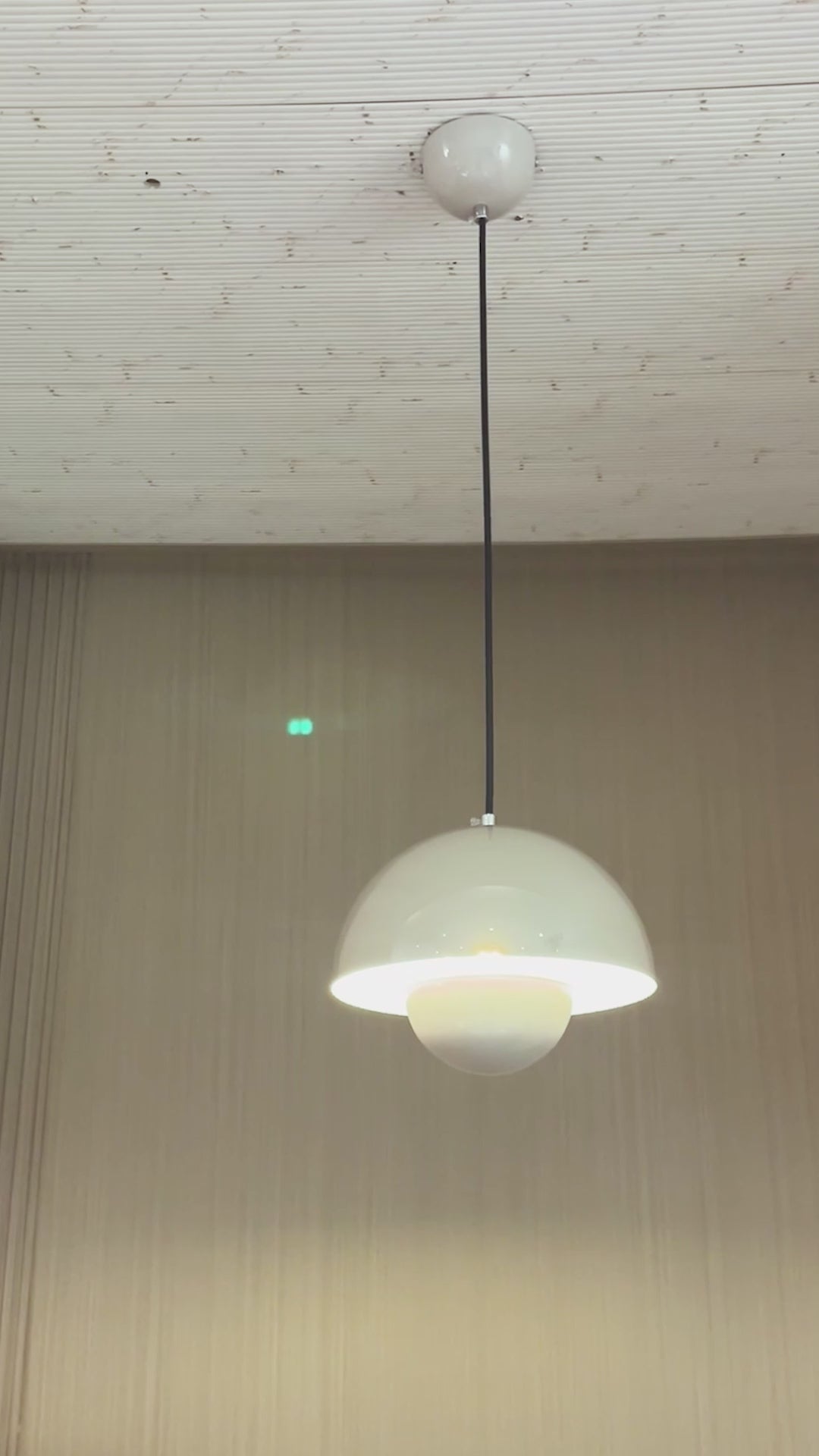 Vibe Dome Pendant Light For Home & Item for Home Decoration  - Grey