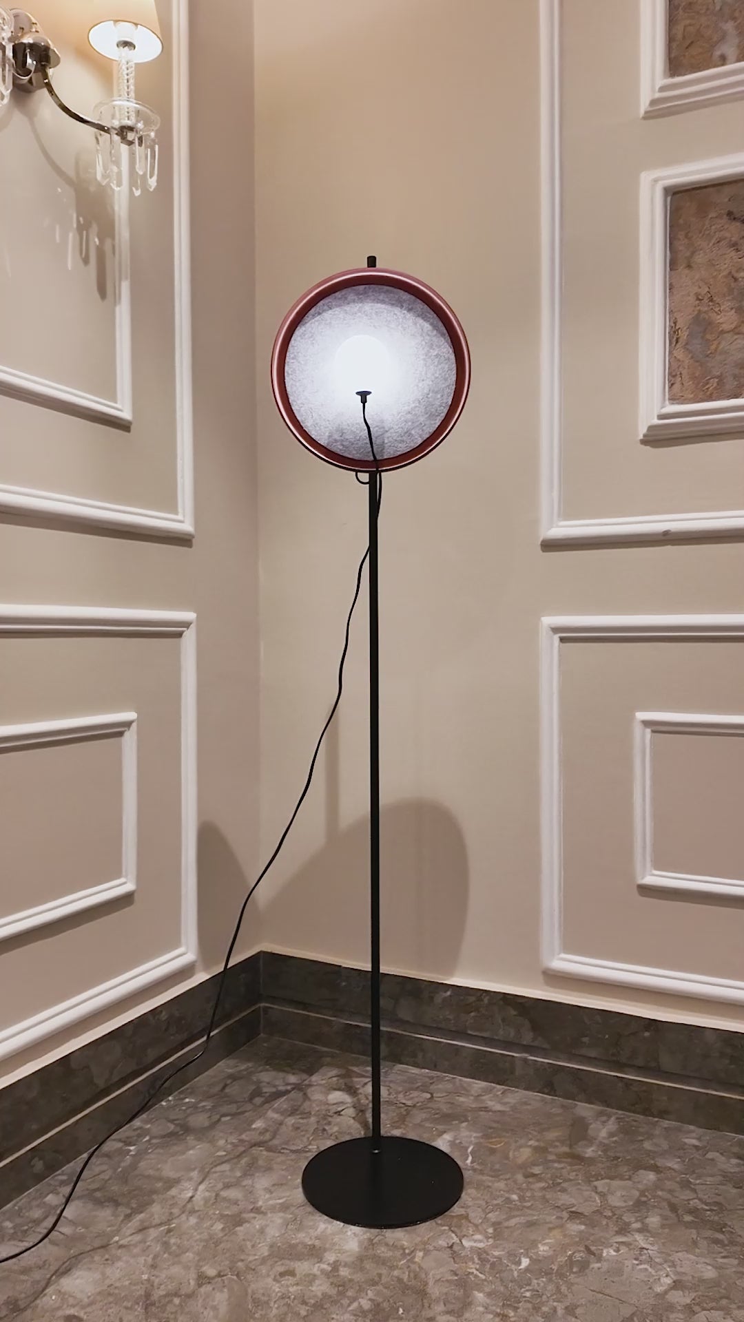 Quantum Glow Floor lamp & Item for Home Decoration - Red
