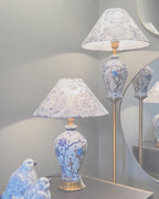 Timeless Blue Porcelain Standing lamp (Blue Pottery)