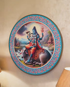 Lord Mahadev Painting With Nandi For Home