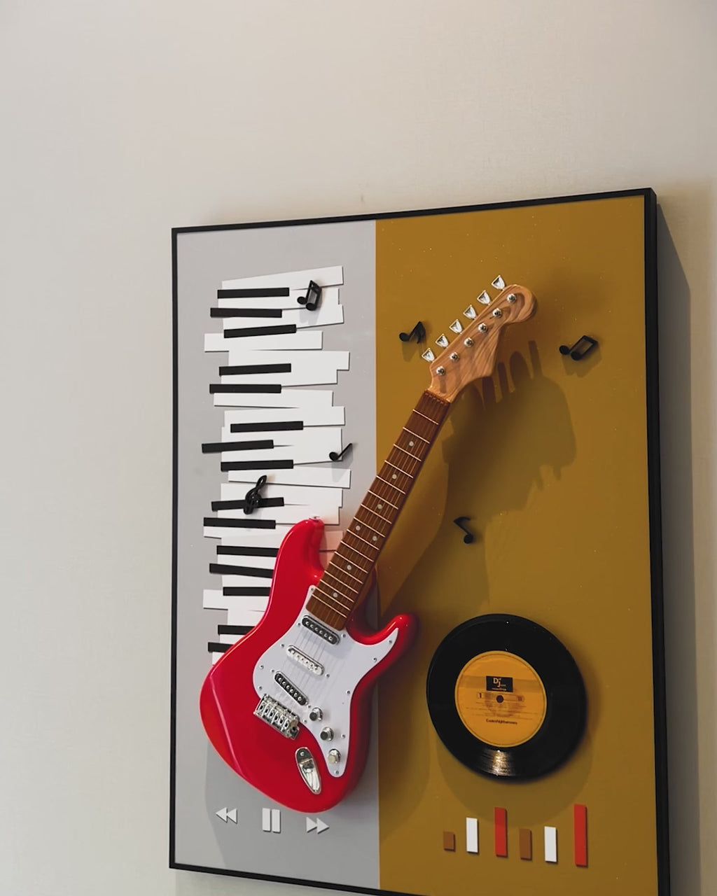 Tunes & Tones Wall Decoration Pop Art Shadow box