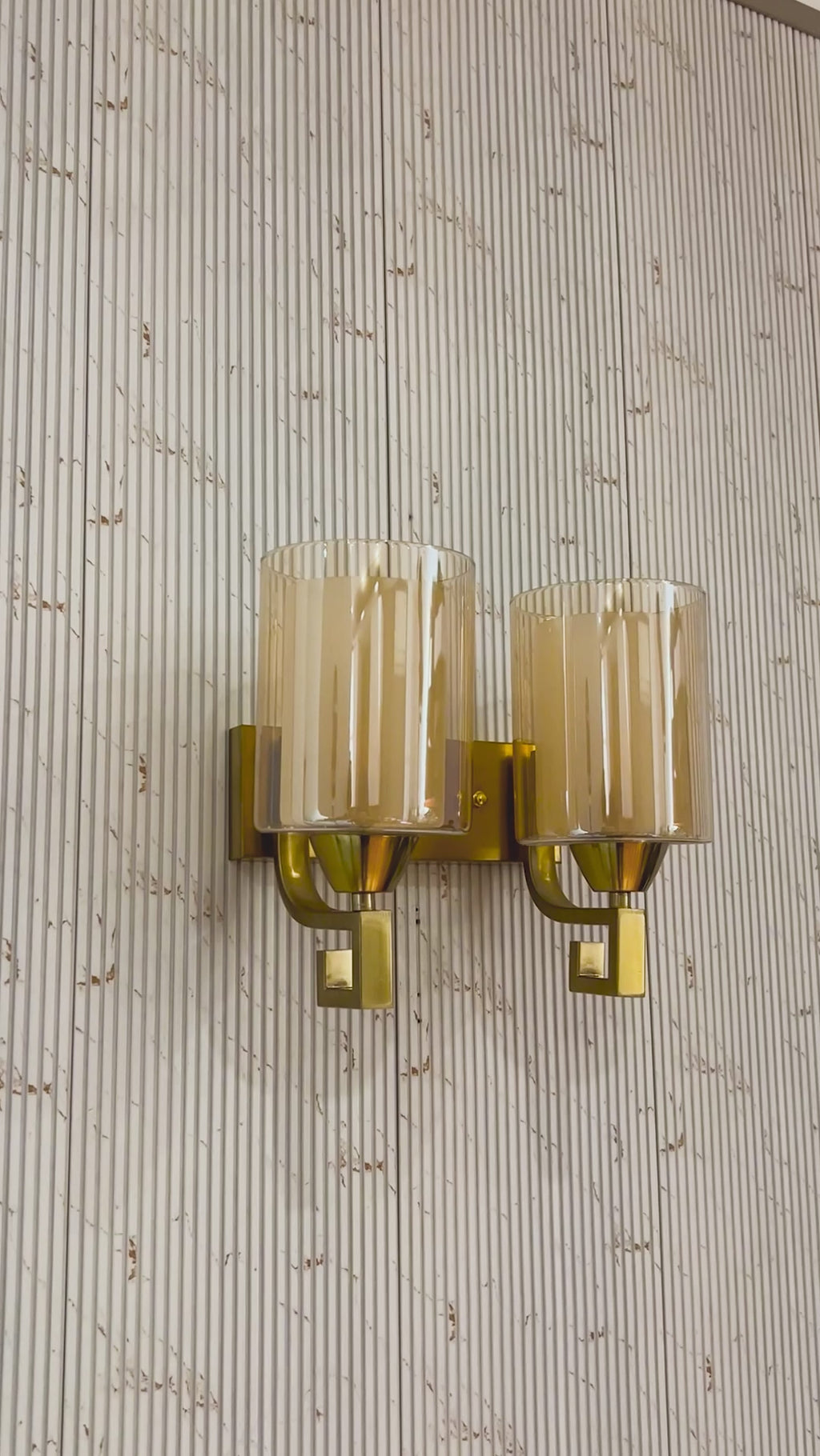 Silent Shine Wall Lamps for Home & Item for Wall Decoration - Double Sconce