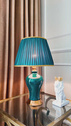 The Green Comet Antique Decorative Table Lamp - Big