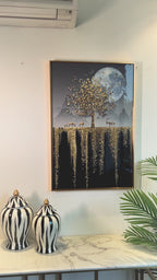 The Magical Tree Crystal Glass Nature Painting & Wall Decoration Items