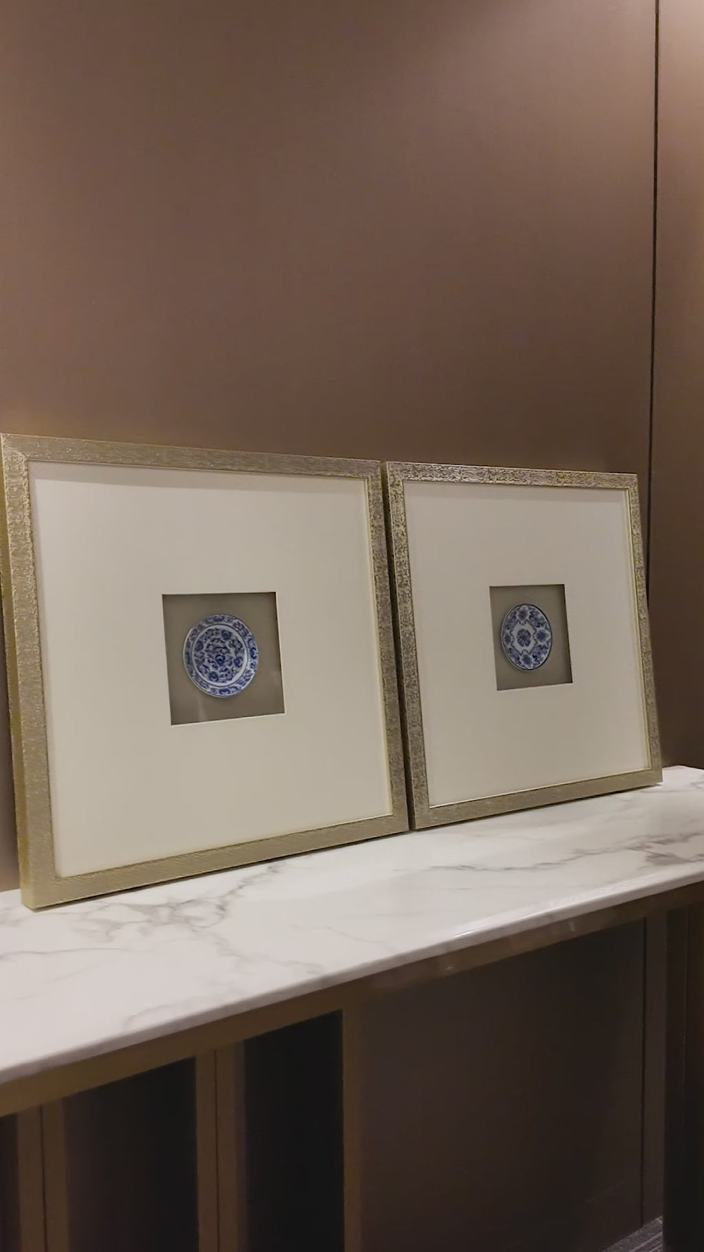 Timeless Porcelain Shadow Box for Wall Decoration & Wall Art