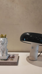 Capstone Glow Table lamp for Home & Item for Home Decoration - Black (Italian Designer Collection)