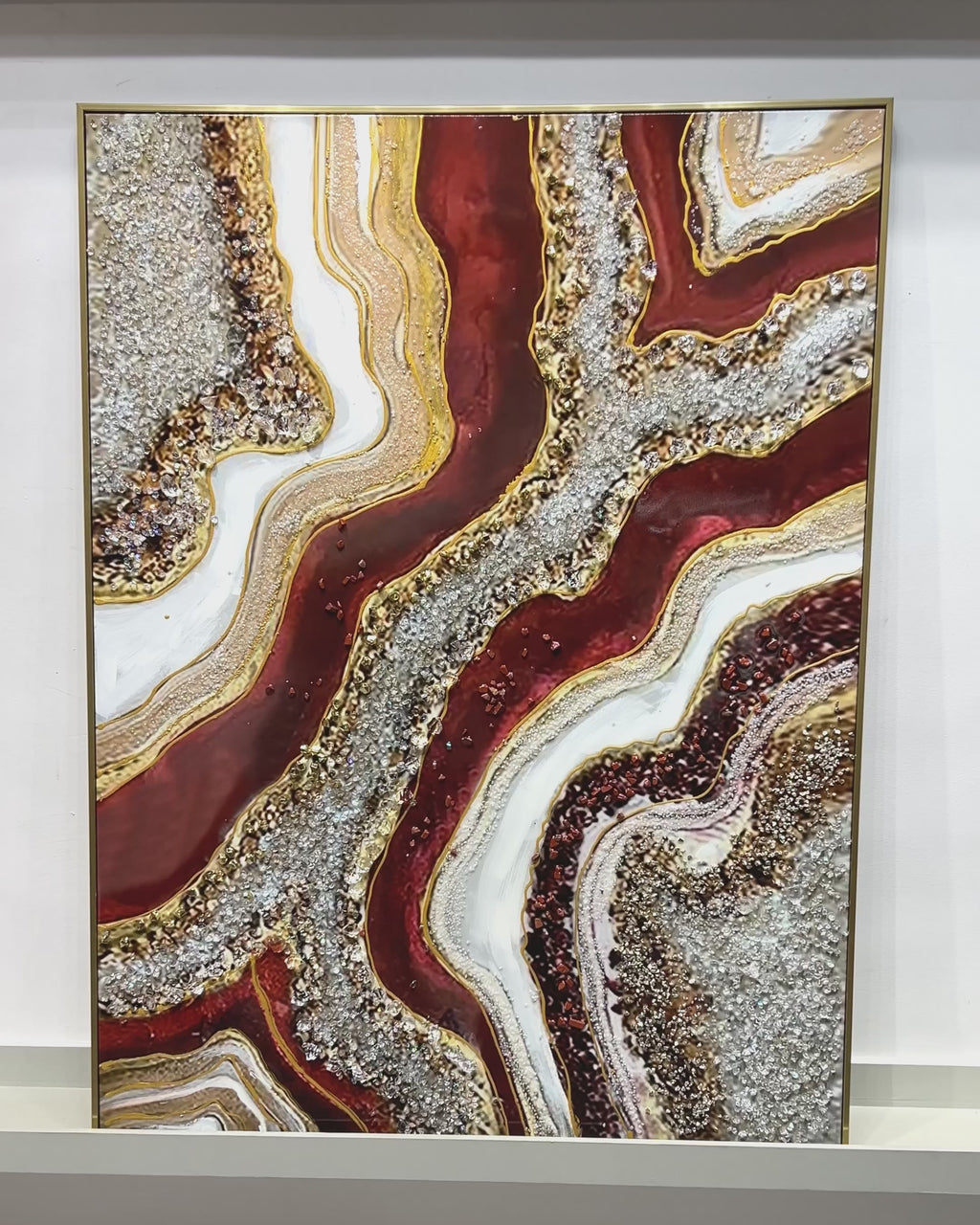 Ethereal Chromatica Resin Art Wall Painting