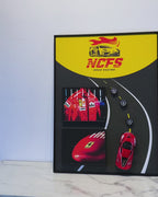 Ferrari Fan’s Dream Pop Art Shadow box