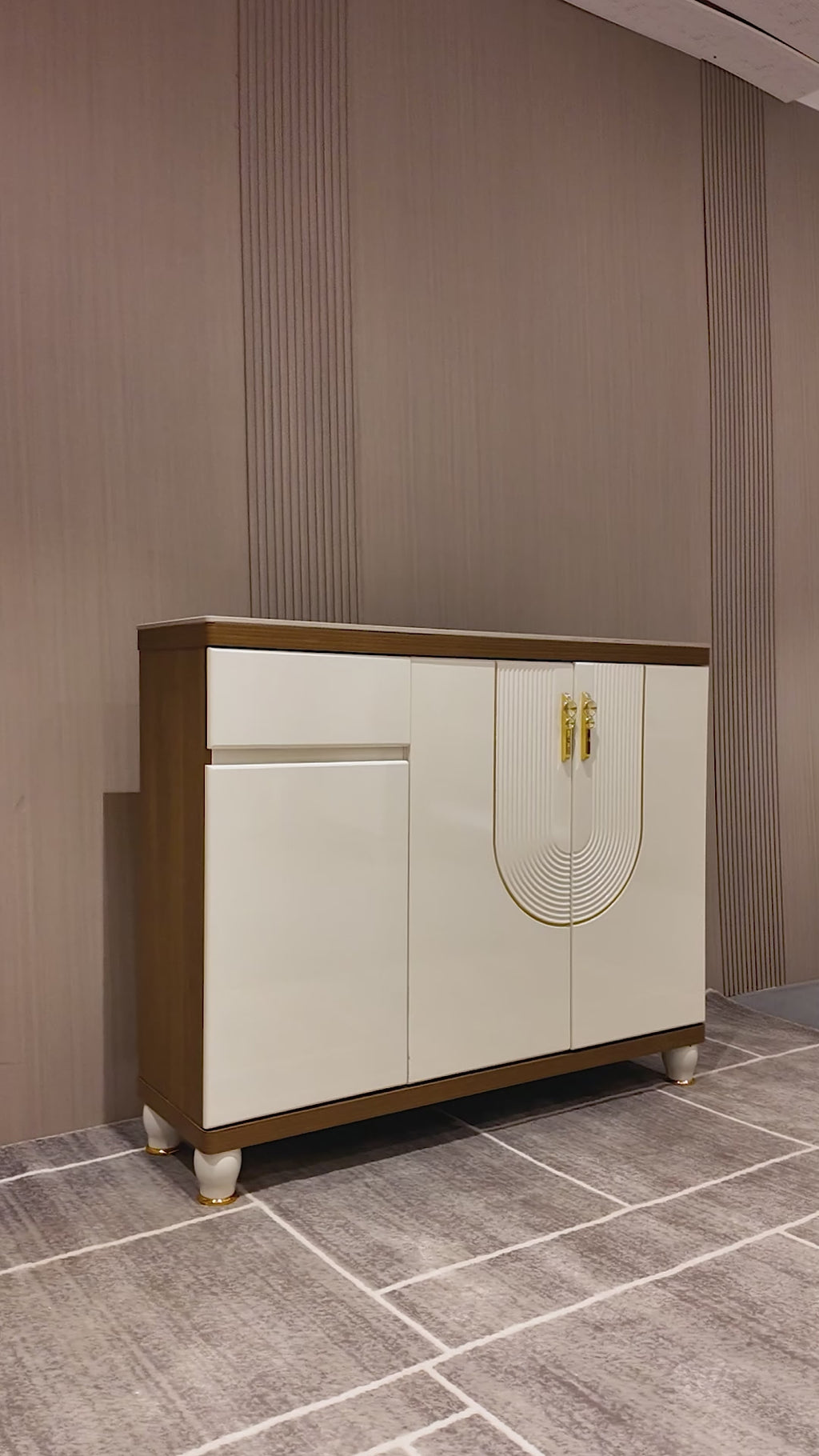 Aurelia Loop Storage Cabinet and Console Table For Home & Crockery Storage Cabinet / Crockery Unit