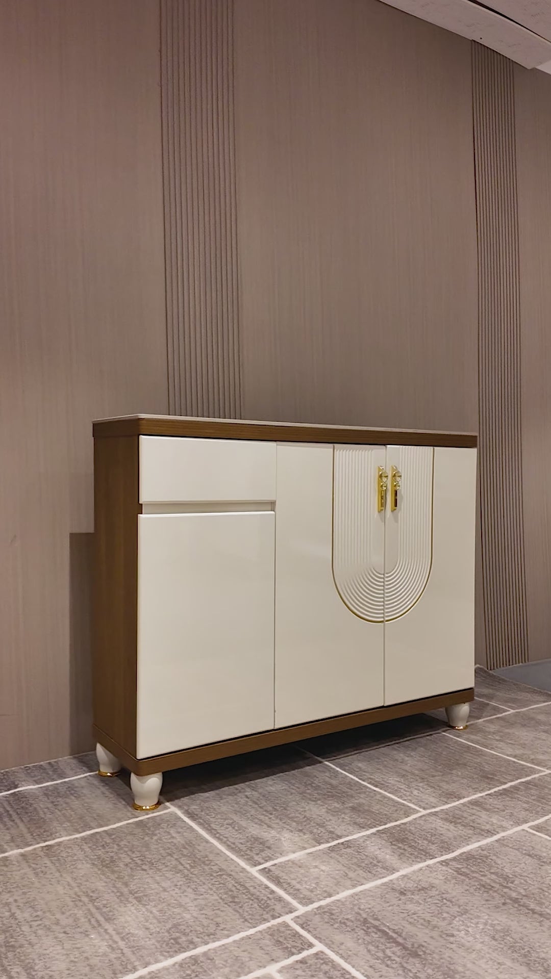 Aurelia Loop Storage Cabinet and Console Table For Home & Crockery Storage Cabinet / Crockery Unit