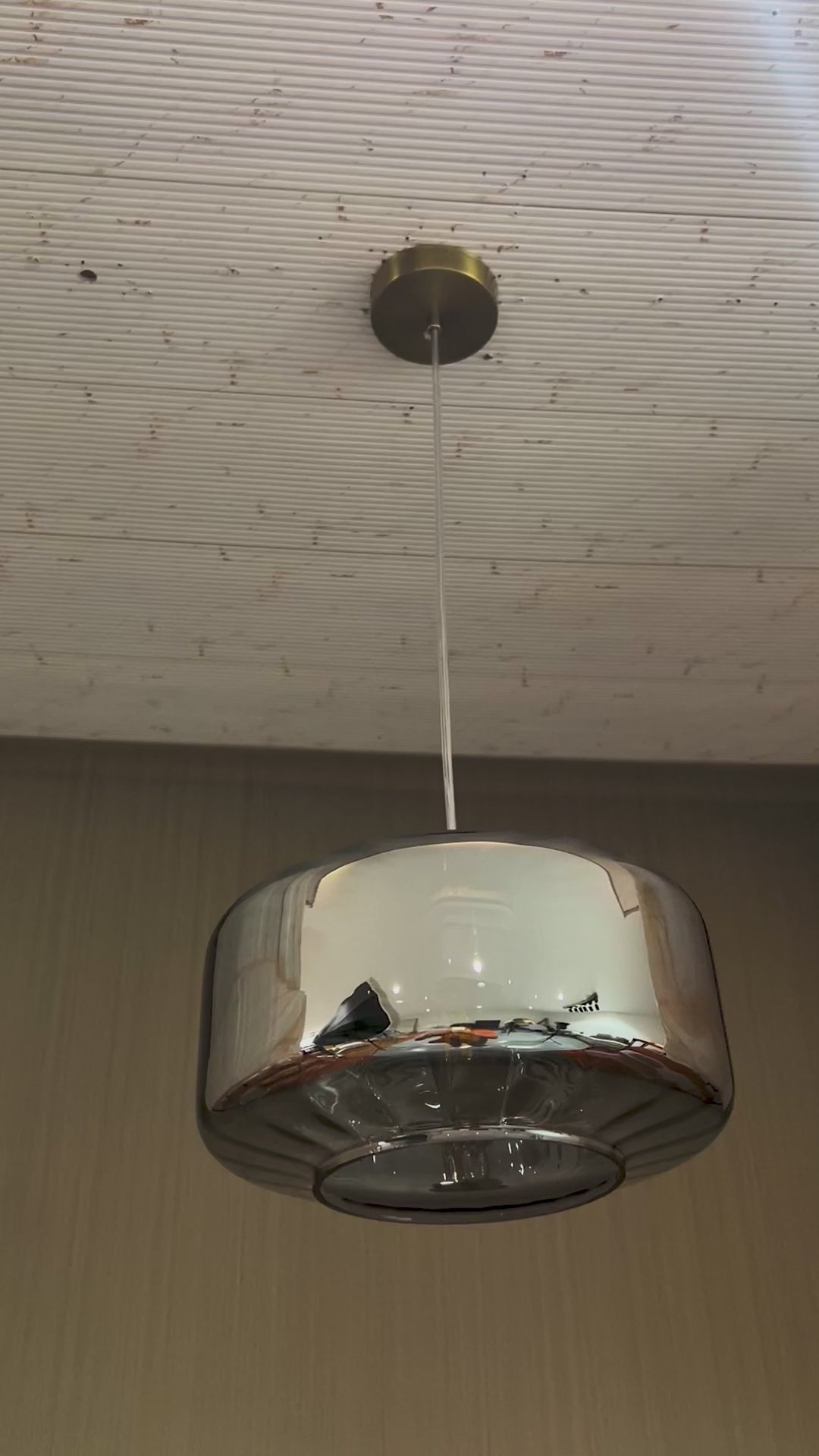 Luxe Prism Ceiling Light For Home & Home Decoration Item - Grey