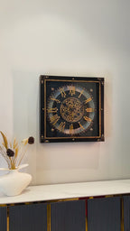 Journey of Hours  Luxury Designer Silent Movement Wall Clocks for the Home With Moving Gear Mechanism Buy Wall Clock Online (Steel Body)
