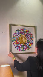 The Dance of Butterflies Shadow Box Wall Decoration Piece