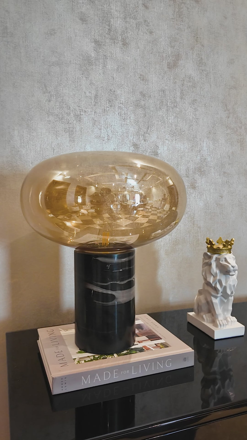 Skyline Sphere Table lamp for Home & Item for Home Decoration (Italian Designer Collection)