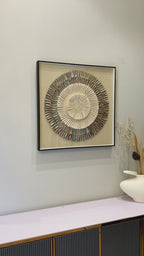 Harmonious Bloom Wall Decor Shadow Box & Item for Home Decoration