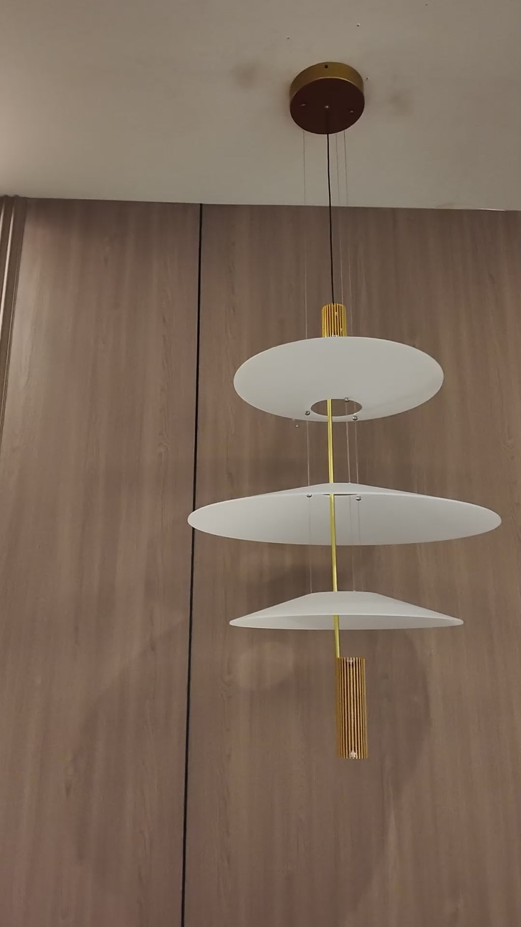 Lumivera Ceiling Light For Home & Home Decoration Item - Gold (Italian Designer Collection)