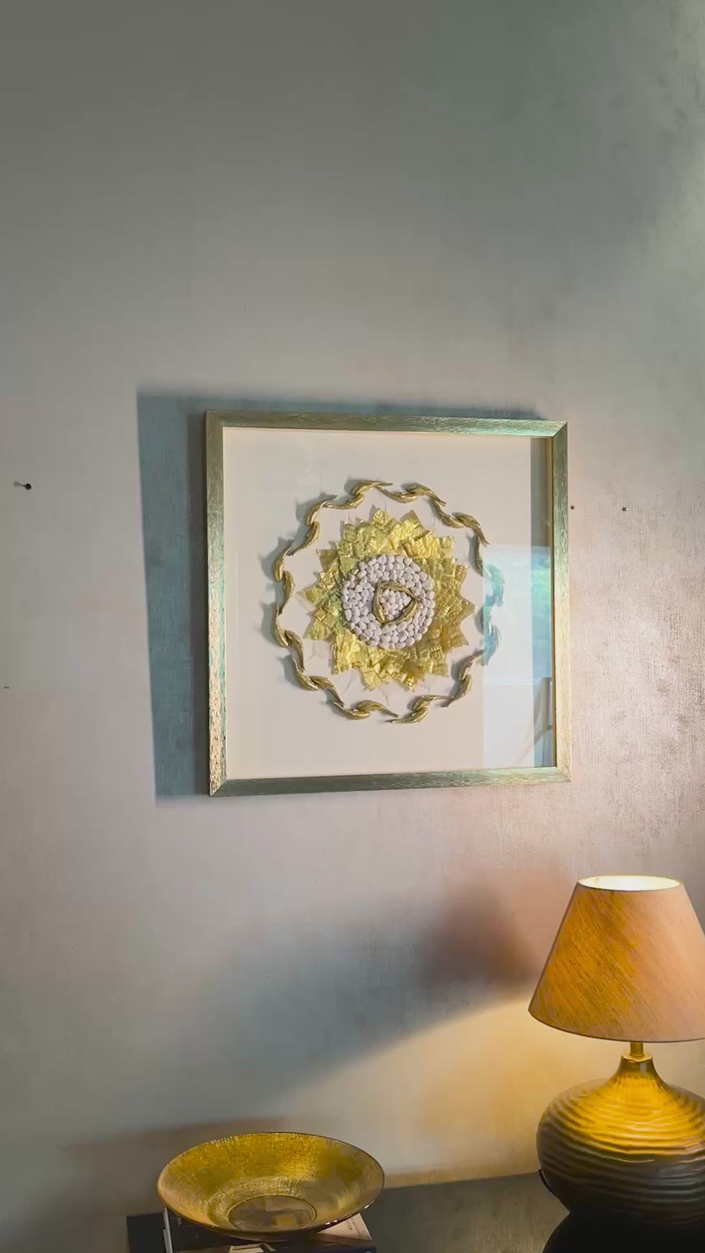 Radiant Delight Shadow Box Wall Decoration Piece