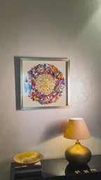 The Tropical Butterfly Kaleidoscope Shadow Box Wall Decoration Piece
