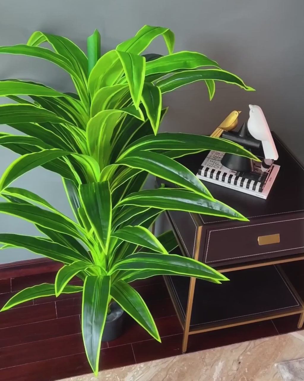 Botanic Beauty Dracaena Lemon Lime Artificial Plant (3.5 Feet) (Natural Feel)