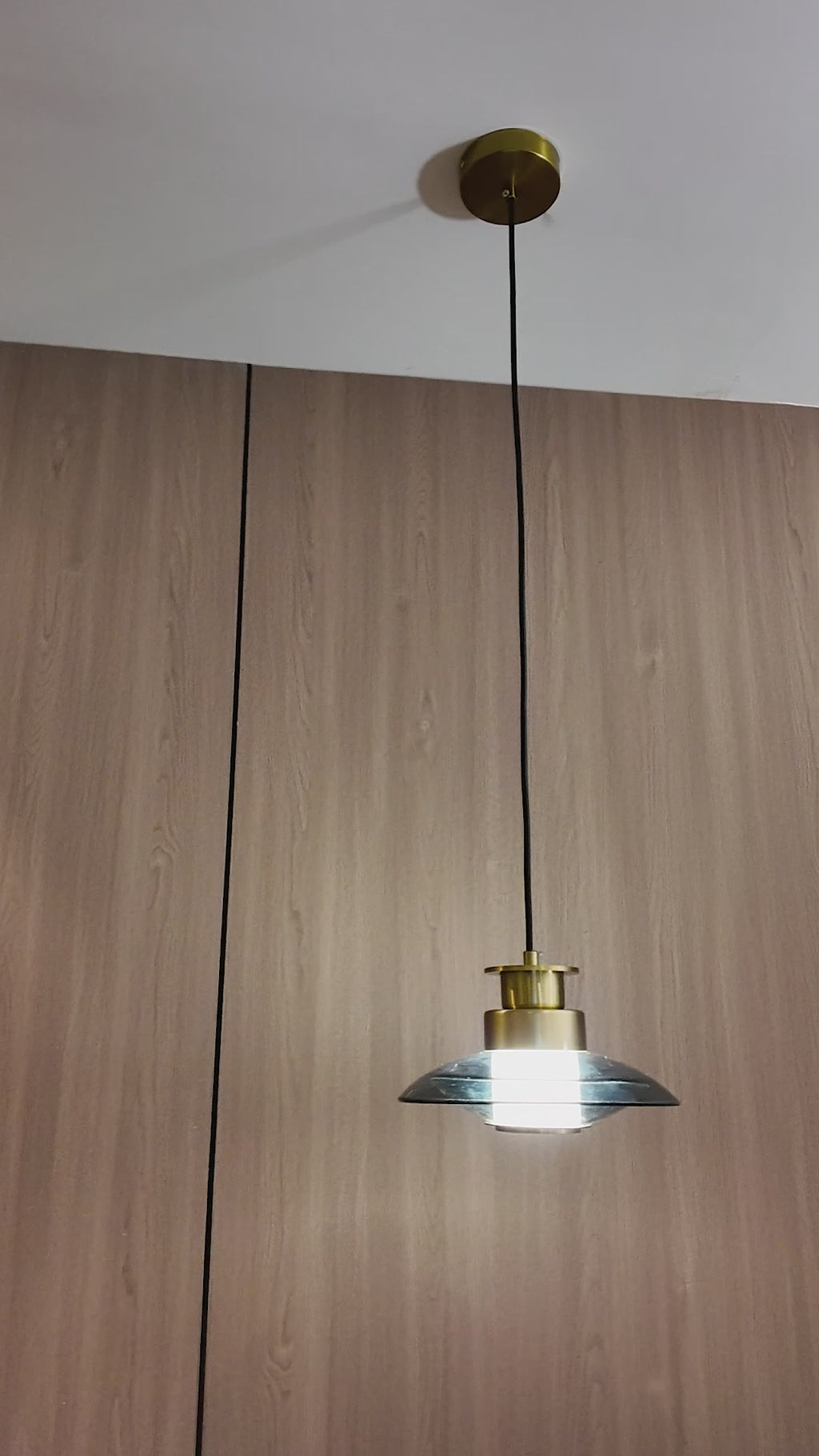 Golden Eclipse Pendant Light For Living Room & Home Decoration item - Grey
